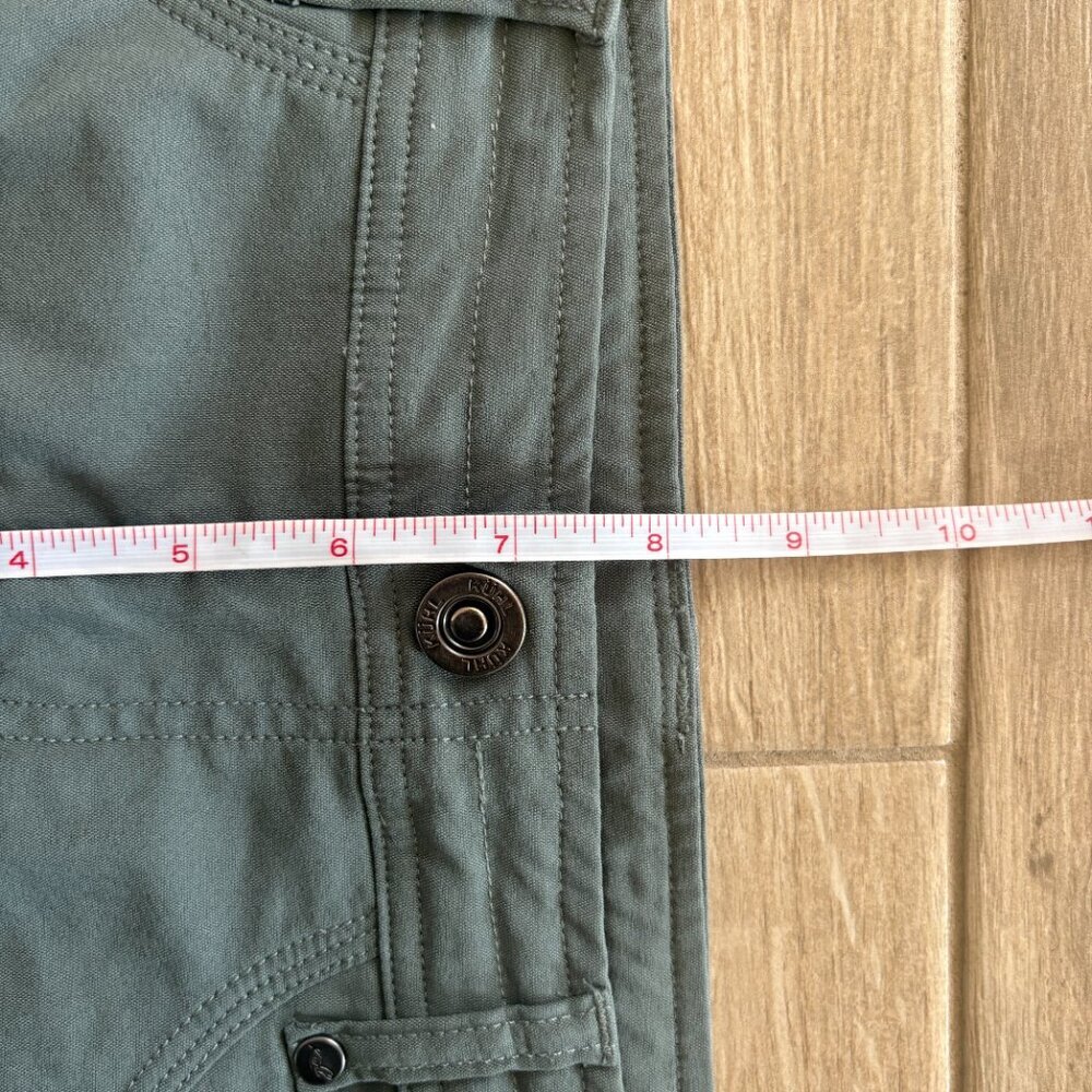 Kuhl Trekr Shorts Women's 4 Olive Green Hiking Outdoor Utility Comfort Summer - Picture 8 of 8